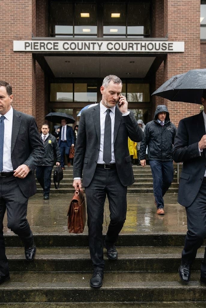 Sebastian Miller at Pierce County Courthouse